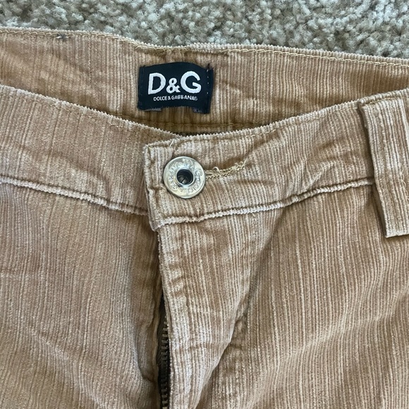 D&G straight leg velvet jeans, size 26 - Picture 3 of 7